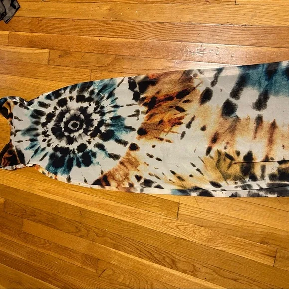 ZARA NWOT,never worn/elegant/boning by bosom ,adjustable/brown slip underneath - Picture 2 of 3